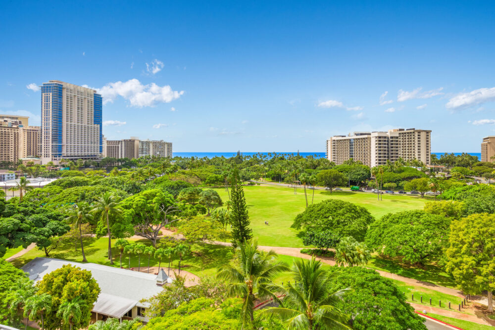 View from Partial Ocean View rooms